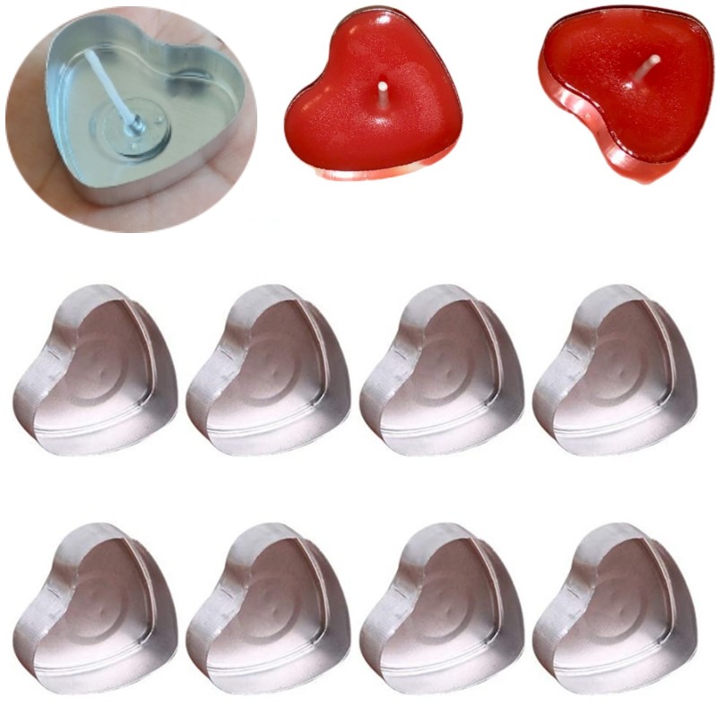 100 Sets Heart shaped Empty Al - Ceramic Candle Vessel avis et prix