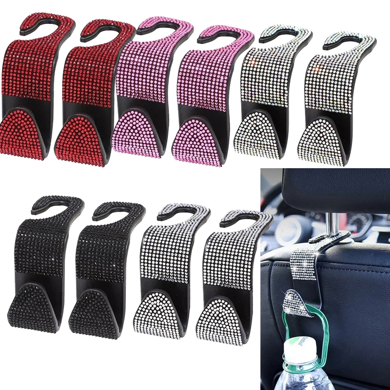 2 Rhinestone Car Seat Back Hoo - Interior Design Texture avis et prix