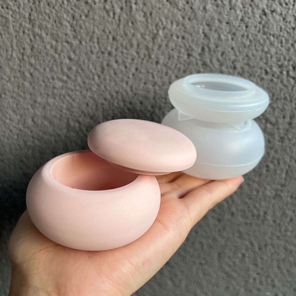 Round Storage Box Silicone Mol - Ceramic Candle Vessel avis et prix