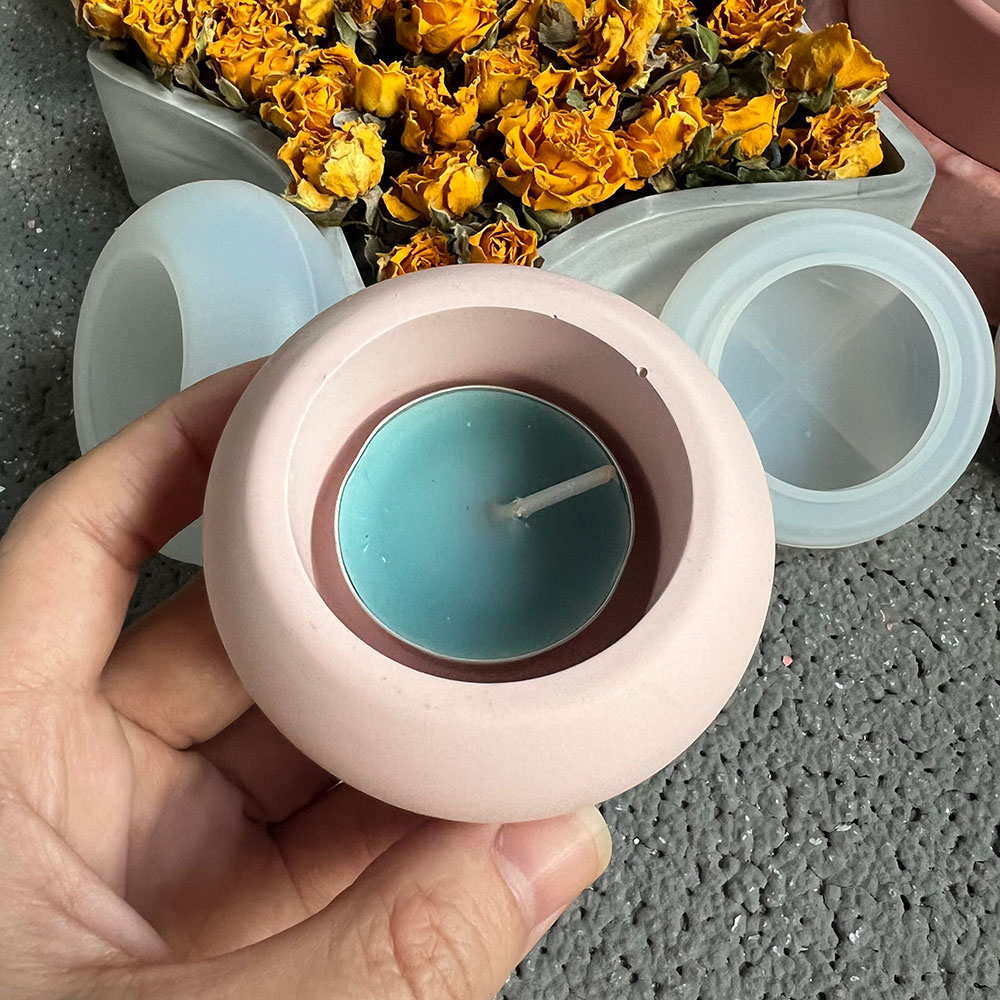 Round Storage Box Silicone Mol - Ceramic Candle Vessel avis et prix