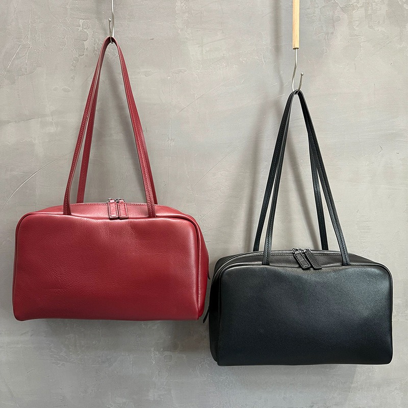 Sheepskin leather bowling bag  - Interior Design Simple avis et prix