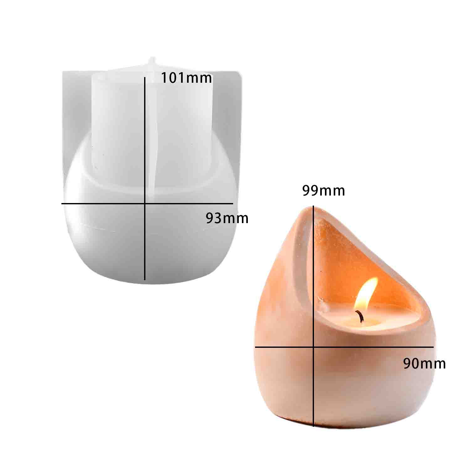 DIY epoxy resin mold water dro - Ceramic Candle Vessel avis et prix