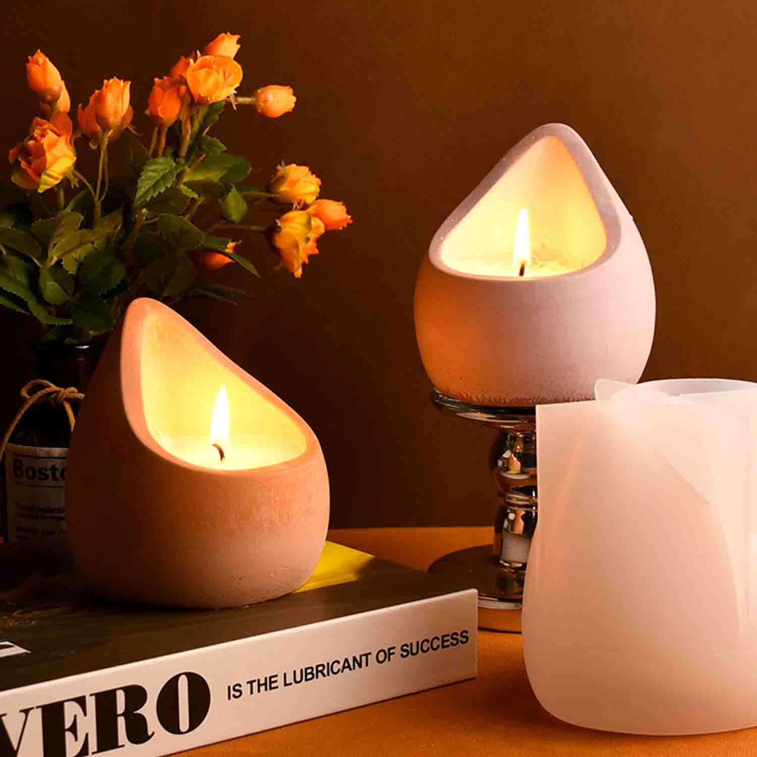 DIY epoxy resin mold water dro - Ceramic Candle Vessel avis et prix