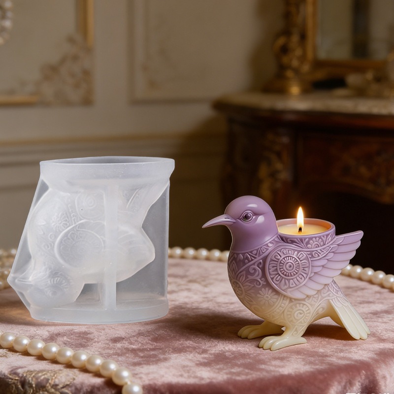 3D Bird Silicone Mold for Ceme - Ceramic Candle Vessel avis et prix