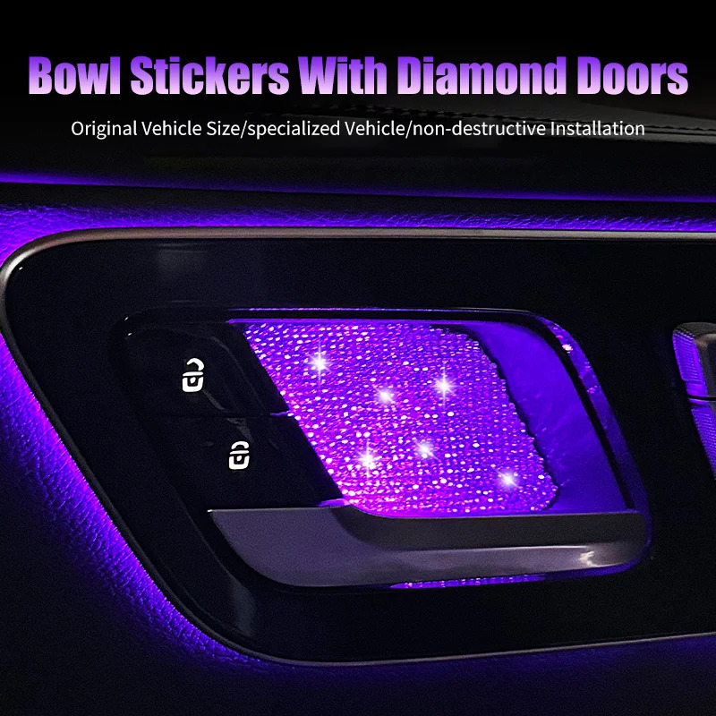 Car Interior Door Bowl Diamond - Interior Design Texture avis et prix
