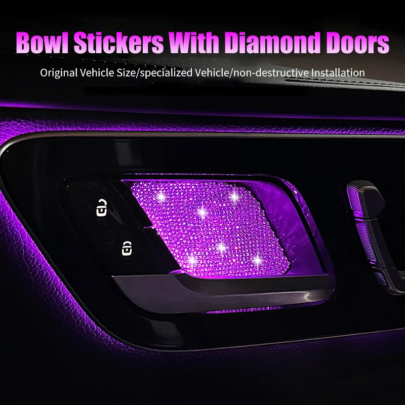 Car Interior Door Bowl Diamond - Interior Design Texture avis et prix