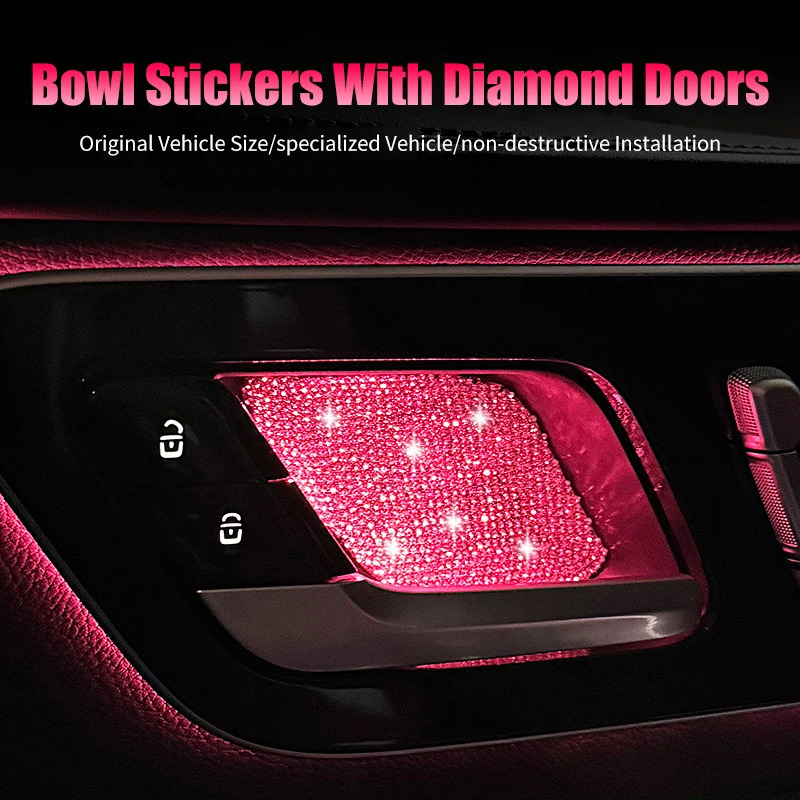 Car Interior Door Bowl Diamond - Interior Design Texture avis et prix