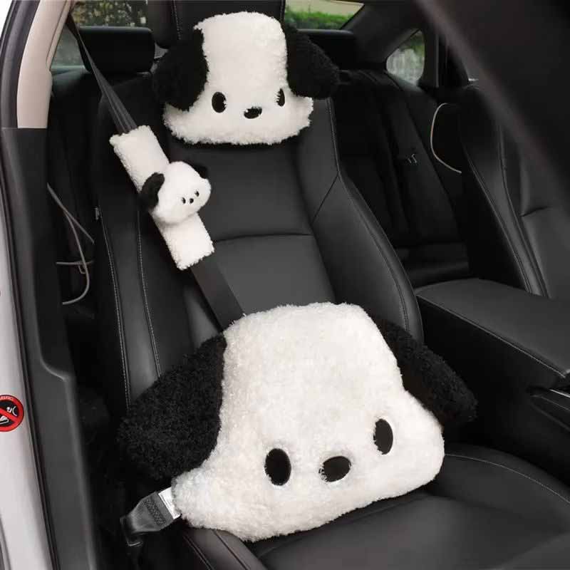 Cartoon Car Plush Lumbar Pillo - Interior Design Texture avis et prix