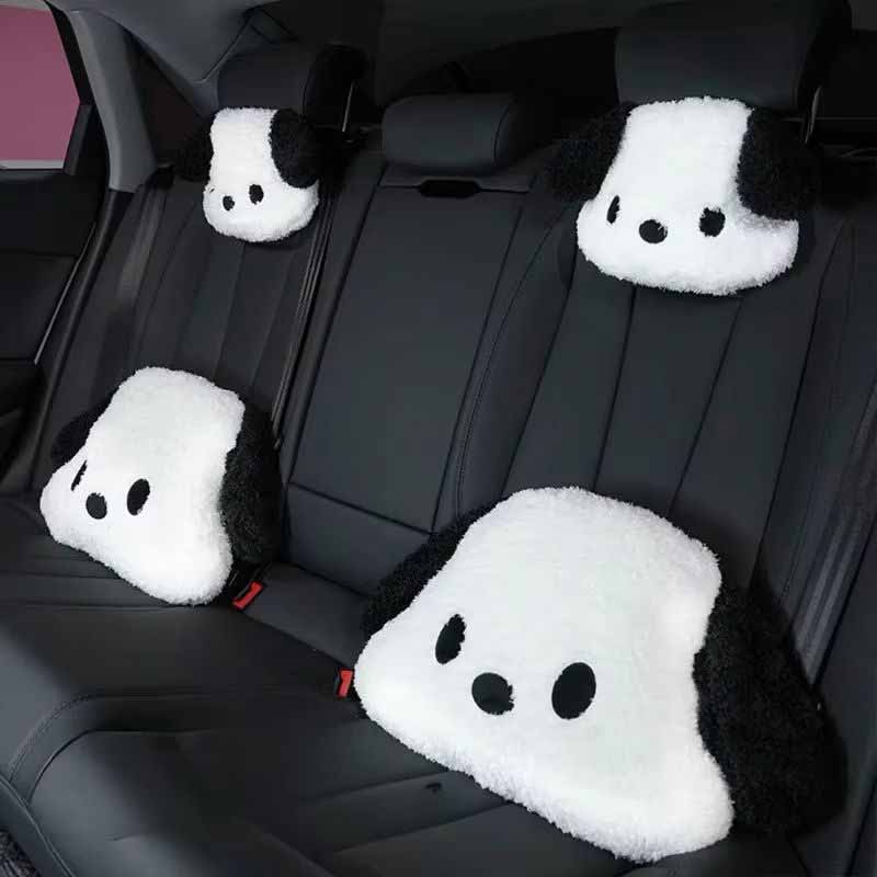 Cartoon Car Plush Lumbar Pillo - Interior Design Texture avis et prix