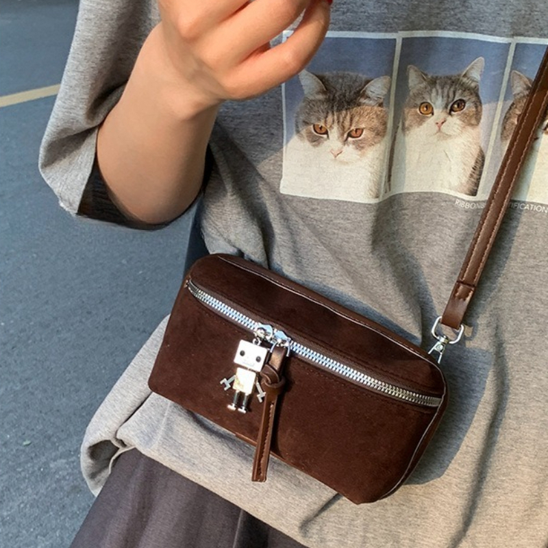 Vintage Suede Crossbody Bags f - Interior Design Simple avis et prix