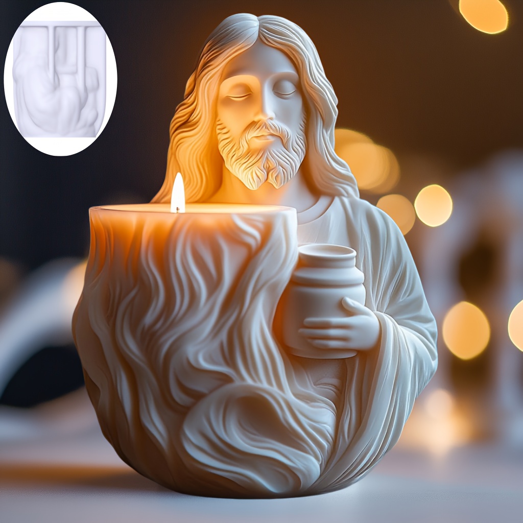 New Jesus Flower pot succulent - Ceramic Candle Vessel avis et prix