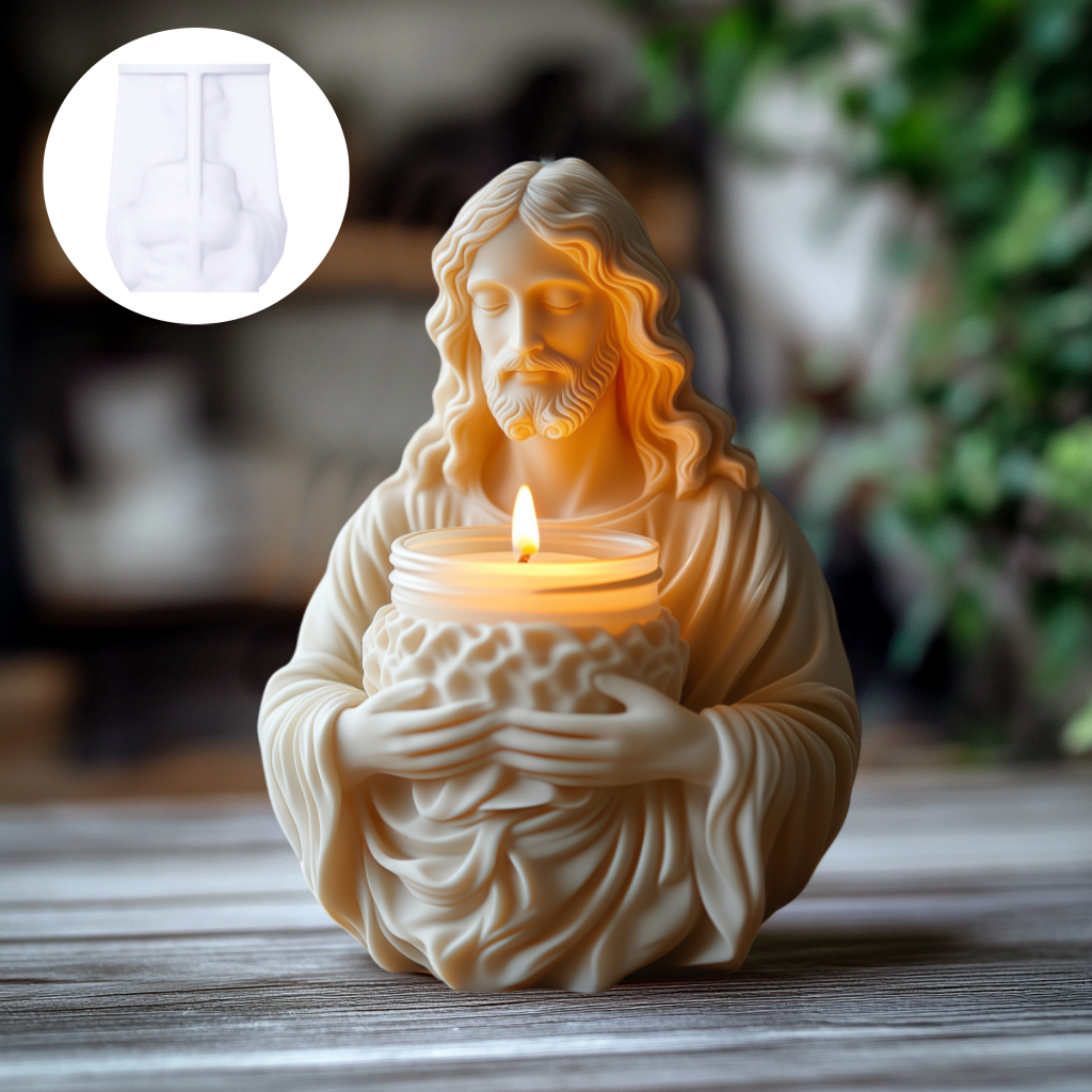 New Jesus Flower pot succulent - Ceramic Candle Vessel avis et prix