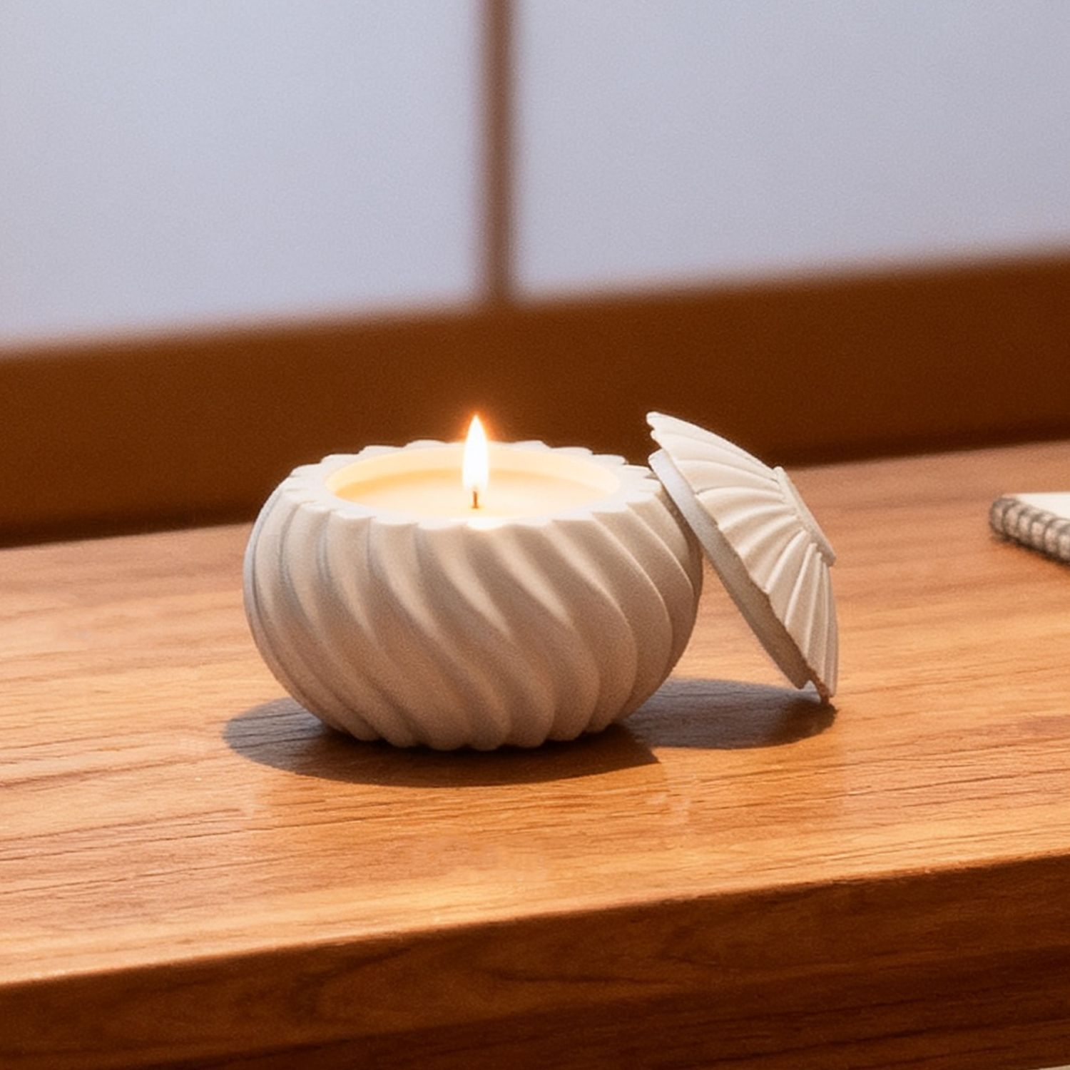 DIY Spiral Pearlescent Candle  - Ceramic Candle Vessel avis et prix