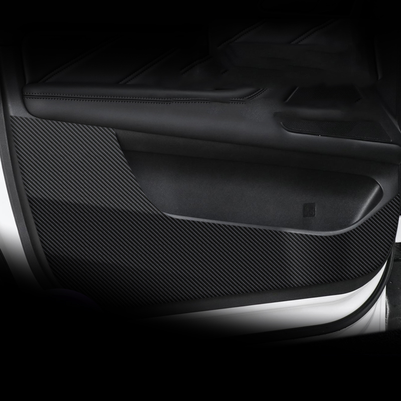 Car Door Anti Kick Pad Carbon  - Interior Design Texture avis et prix