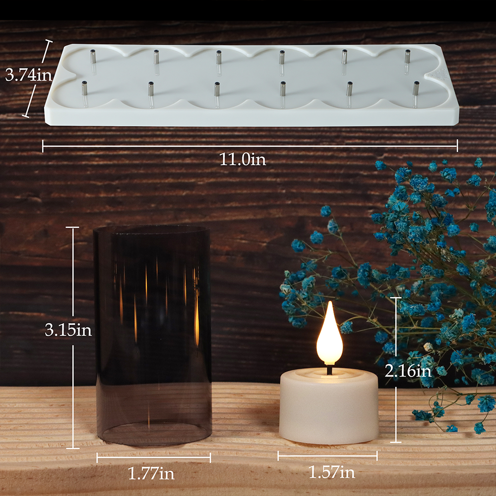 LED Candle Light Rechargeable  - Ceramic Candle Vessel avis et prix