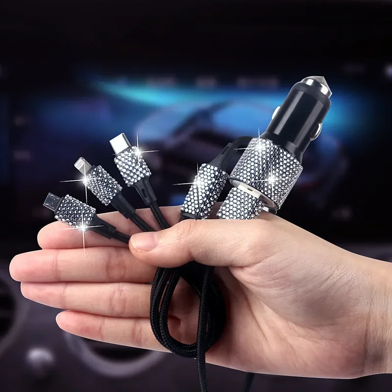 Bling USB Car Charger 5V 2.1A  - Interior Design Texture avis et prix