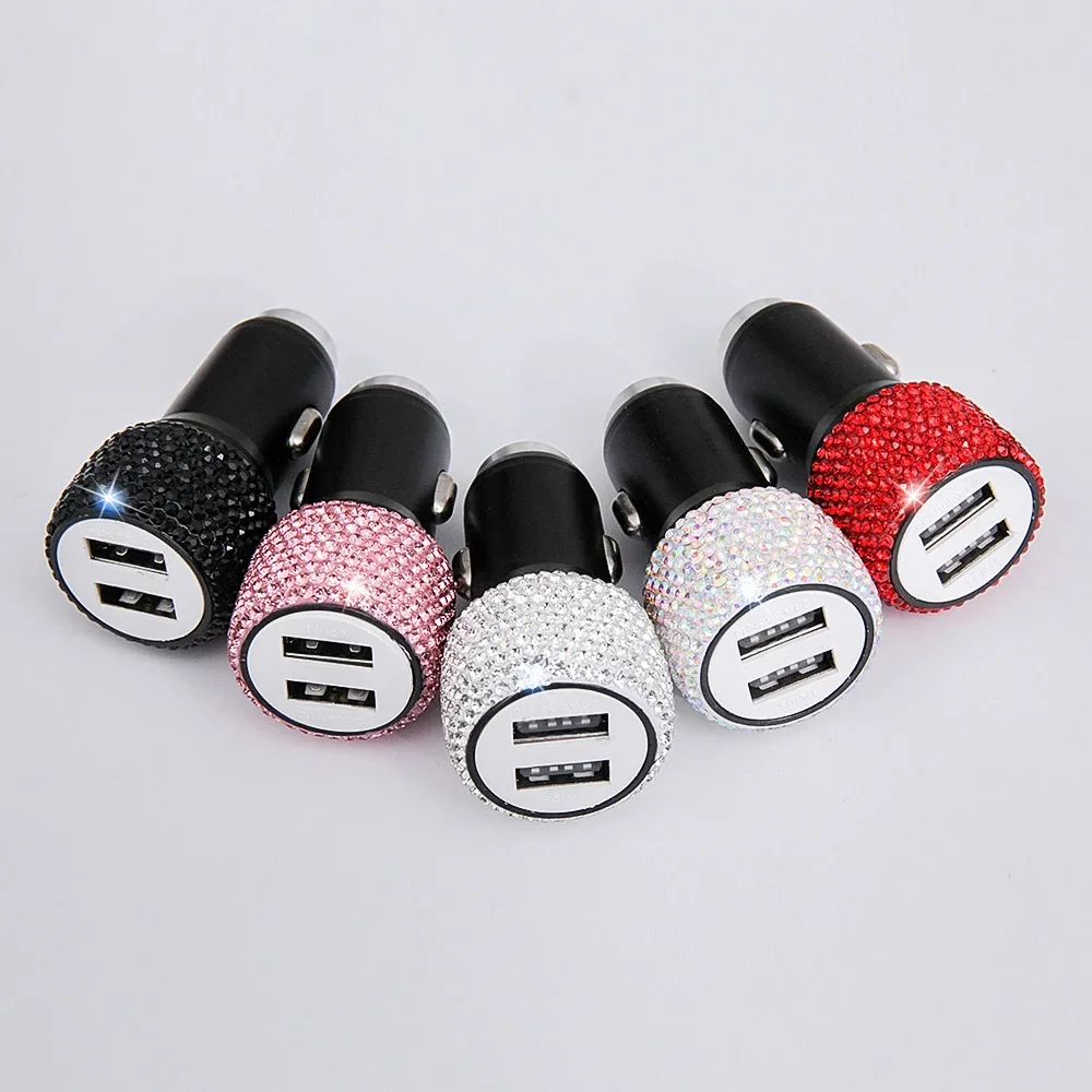 Bling USB Car Charger 5V 2.1A  - Interior Design Texture avis et prix