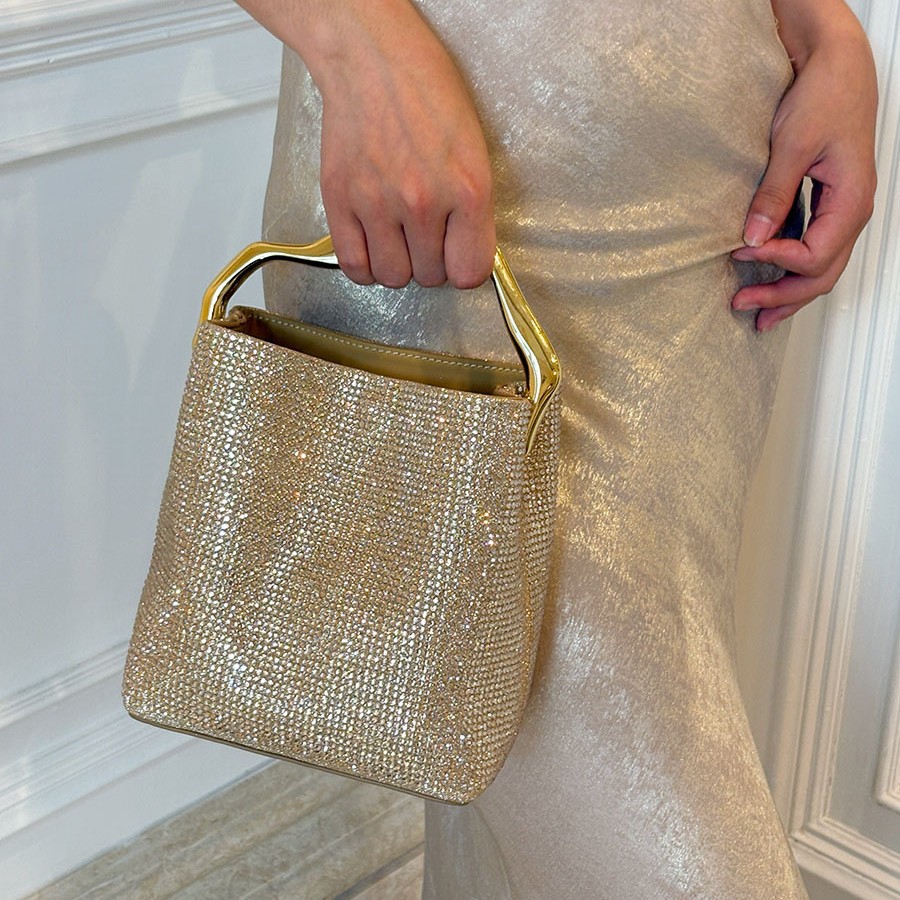 Lady Full Rhinestone Bucket Ha - Interior Design Texture avis et prix