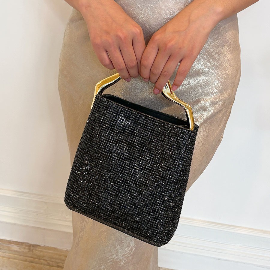 Lady Full Rhinestone Bucket Ha - Interior Design Texture avis et prix